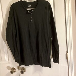 Pink Ladies LS Henley Sz. Med